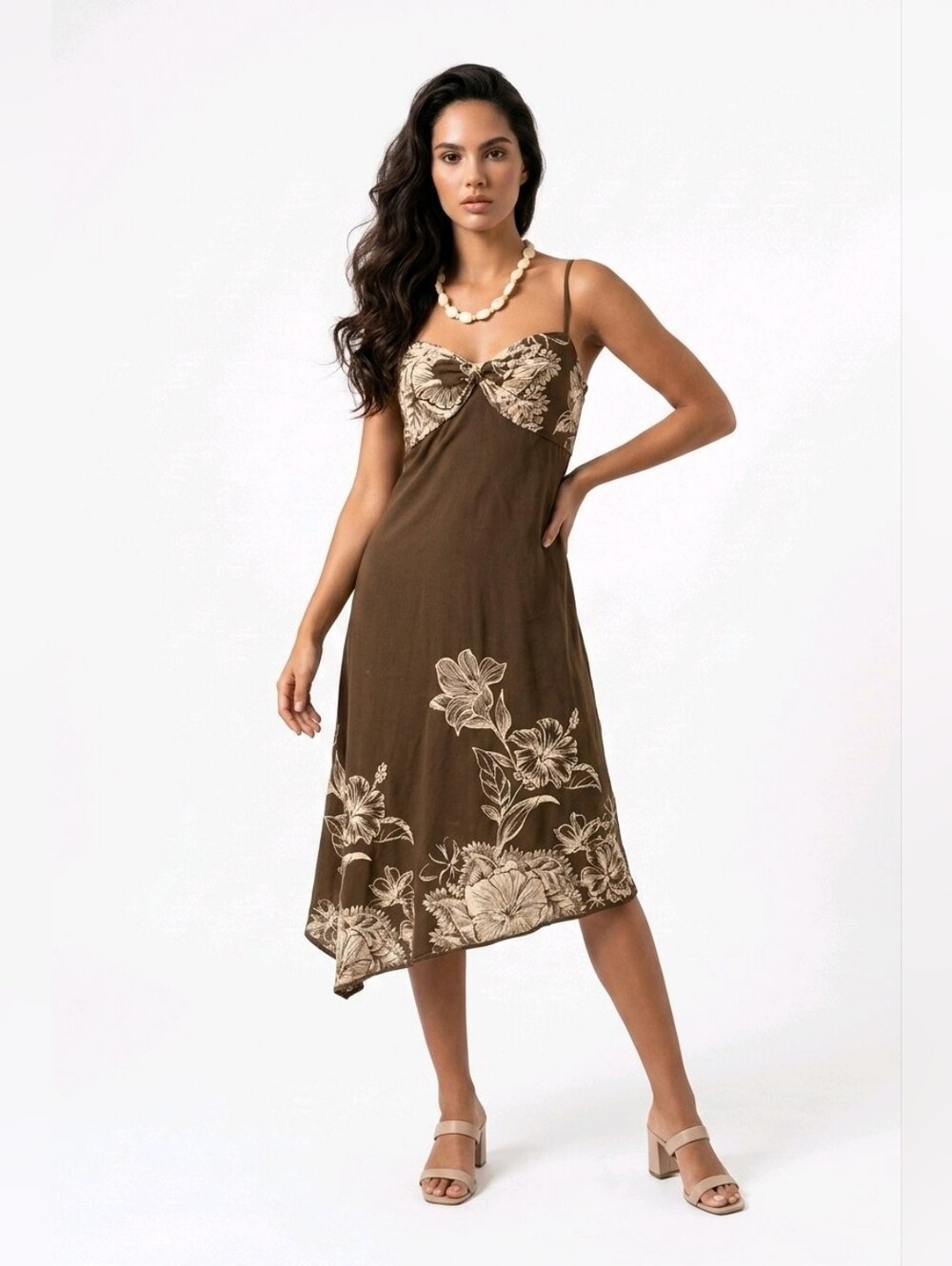 Asymmetrical summer dress